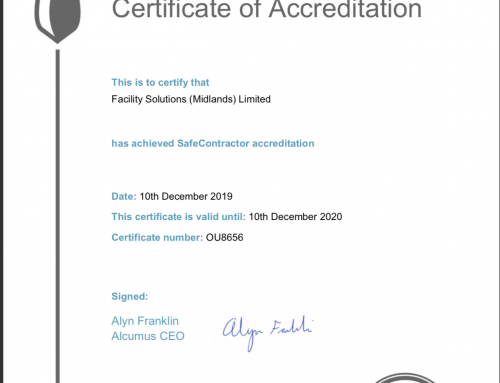 Safe Contractor Approval received!